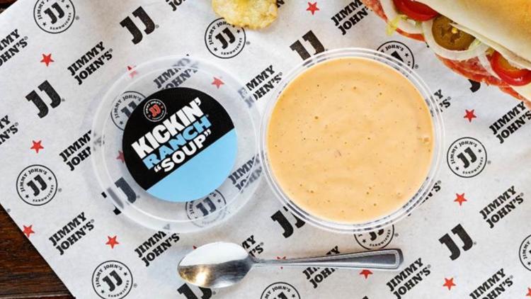 Jimmy John's tempts fans with trio of Kickin' Ranch options, including 'soup'